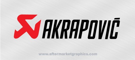 Akrapovic Exhaust Decals 02 - Pair (2 pieces)